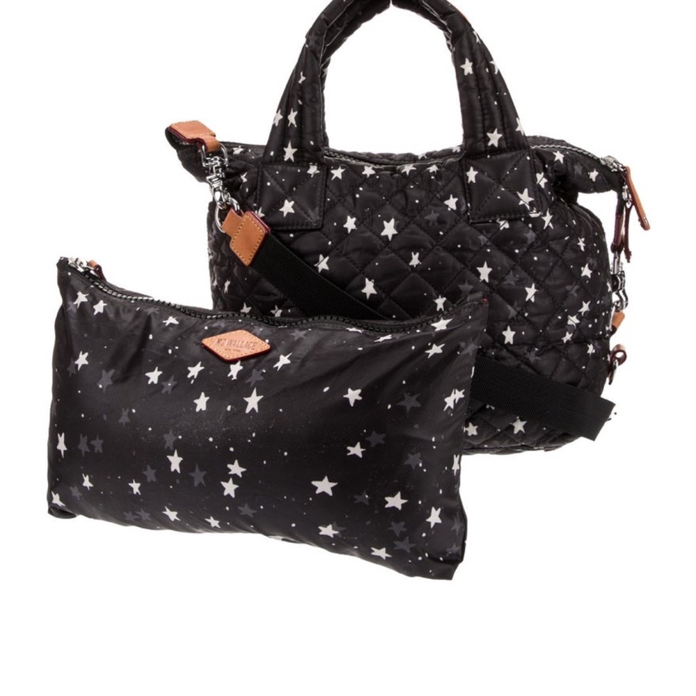 MZ Wallace Black Quilted Star Bag - Picture 3 of 7